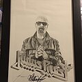 Judas Priest - Other Collectable - Rob Halford Judas Priest signed Drawing