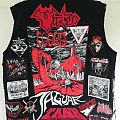 Virtue - Battle Jacket - Red, Black & White