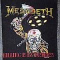 Megadeth - Patch - Megadeth - Killing is my Business - Backpatch Tour Edition '89/90