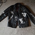 Bonehunter - Battle Jacket - Black metal leather jacket (hand painted)