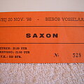 Saxon - Other Collectable - Saxon Concert Tickets