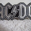 AC/DC - Patch - Ac/dc logo silver patch