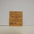 David Lee Roth - Other Collectable - David Lee Roth Concert Ticket