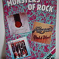 Whitesnake - Quireboys - Poison - Other Collectable - Whitesnake - Quireboys - Poison Monsters Of Rock Merchandise - Albums Flyer 1990...