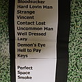 Deep Purple - Other Collectable - Deep Purple Setlist