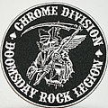 Chrome Division - Patch - Chrome Division Doomsday rock legion official band patch ( Very rare )