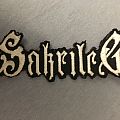 Sakrileg - Patch - Sakrileg Self Shaped Logo
