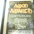 - Lazarus A.D autographed amon amarth concert flyer