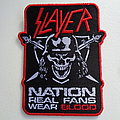 Slayer - Patch - Slayer - Real fans wear blood , patch