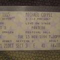 Pantera - Other Collectable - Ticket - Pantera - 1994