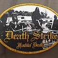 Death Strike - Patch - Death Strike - Fuckin Death - Gold stitching patch