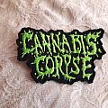 Cannabis Corpse - Patch - Cannabis Corpse back Shaped logo patch