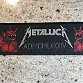 Metallica - Patch - Metallica - Jump In The Fire Strip Patch