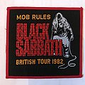 Black Sabbath - Patch - Black Sabbath - Mob Rules 1982 Patch