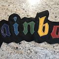 Rainbow - Patch - Rainbow - Leather back shape.