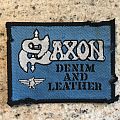 Saxon - Patch - Saxon - Denim and Leather Patch
