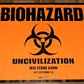 Biohazard - Other Collectable - Biohazard - Uncivilisation - Promo poster