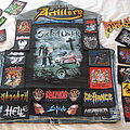 Slayer - Battle Jacket - Blue denim #1 first layout idea