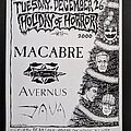 Macabre - Other Collectable - Macabre flyer