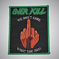 Overkill - Patch - Overkill - !!!Fuck You!!! Woven patch