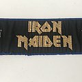 Iron Maiden - Patch - Iron Maiden “Killers” Golden logo superstripe