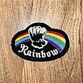 Rainbow - Patch - Vtg Rainbow “Rising” (Shape Version)