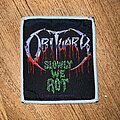 Obituary - Patch - Og Vtg Obituary Slowly We Rot