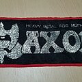 Saxon - Patch - Vintage Saxon 'Heavy Metal For Muthas'