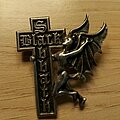 Black Sabbath - Pin / Badge - Vtg Black Sabbath 'Henry Cross' Badge