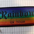 Rainbow - Patch - Og Vtg Rainbow 'UK Tour 1980's'