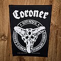 Coroner - Patch - Og Vtg Coroner “Tri Skull” BP