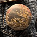 Iron Maiden - Pin / Badge - Og Vtg Iron Maiden “Sanctuary” Badge