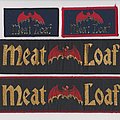 Meat Loaf - Patch - VG Meat Loaf "Bat Logos" Set