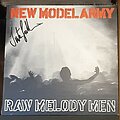 NEW MODEL ARMY - Tape / Vinyl / CD / Recording etc - New Model Army– Raw Melody Men signed vinyl