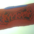 Cryptopsy - Patch - d.i.y. hand painted cryptopsy patch