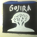 Gojira - Patch - d.i.y. hand painted gojira patch