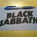 Black Sabbath - Patch - d.i.y. hand painted black sabbath patch
