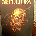 - Sepultura - Beneath the remains Vintage 1980s Backpatch
