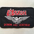 Saxon - Patch - Saxon - Denim and Leather Patch