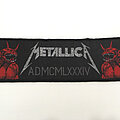 Metallica - Patch - Metallica - ADMCMLXXXIV stripe patch