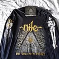 Nile - TShirt or Longsleeve - 2018 Nile European tour longsleeve