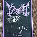 Mayhem - Patch - Mayhem 'Live in Leipzig' purple patch