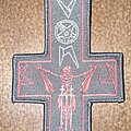 Von - Patch - Von 'Satanic Blood" woven cross patch