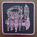 Death - Patch - Death kittens (pink glitter border)