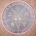None - Patch - None Baphomet woven circle patch