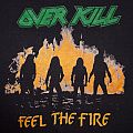 Overkill - TShirt or Longsleeve - Vintage Original Overkill - Feel The Fire Tourshirt 1986