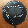 Destruction - Other Collectable - Destruction - Drum Skin and Sticks
