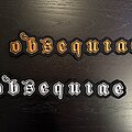 Obsequiae - Patch - Obsequiae gold and silver logo patches