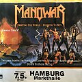 Manowar - Other Collectable - Manowar Concert tour poster 1987 European tour