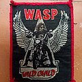 W.A.S.P. - Patch - W.A.S.P. Wasp Wild child original Red border version